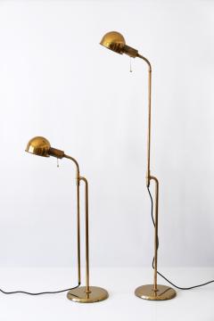 Florian Schulz Set of Two Mid Century Modern Reading Floor Lamps Bola by Florian Schulz 1970s - 1931029