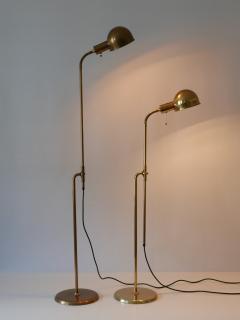 Florian Schulz Set of Two Mid Century Modern Reading Floor Lamps Bola by Florian Schulz 1970s - 2511844