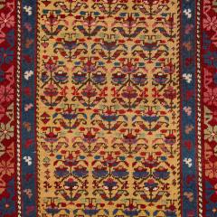 Flower motif Seychour Caucasian runner - 3411398