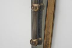 Fluted Brass Wall Lamp with Swing Arm Denmark 1950s - 4753997