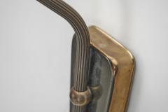 Fluted Brass Wall Lamp with Swing Arm Denmark 1950s - 4753998