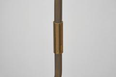 Fluted Brass Wall Lamp with Swing Arm Denmark 1950s - 4763930