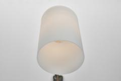 Fluted Brass Wall Lamp with Swing Arm Denmark 1950s - 4763931