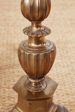 Fluted Bronze Andirons - 3958815