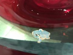 Fluvio Bianconi Vibrant red blue murano glass bowl by Fluvio Bianconi - 1172966