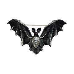 Flying Bat Brooch Victorian - 4358326