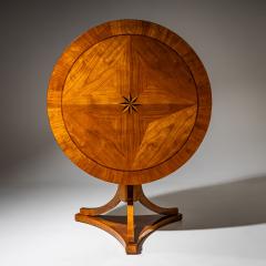 Fold down Biedermeier salon table in cherrywood circa 1825 - 4542606