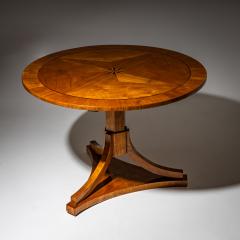 Fold down Biedermeier salon table in cherrywood circa 1825 - 4542617