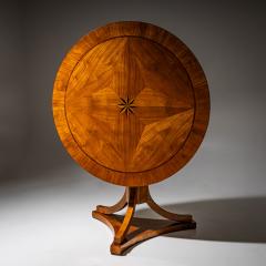 Fold down Biedermeier salon table in cherrywood circa 1825 - 4542619