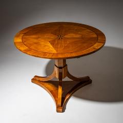 Fold down Biedermeier salon table in cherrywood circa 1825 - 4542620