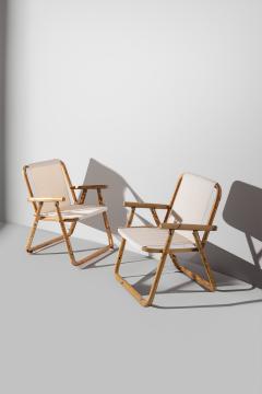 Foldable chairs in bamboo yuta - 3682389