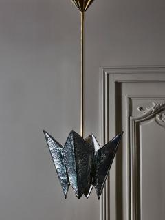 Folded Tinted Glass Sheet Pendants - 4730733