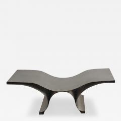 Folded steel bench in the manner of Maria Pergay - 3124475