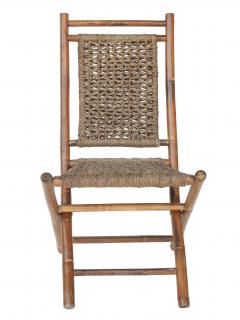 Folding Bamboo Chairs - 1229293