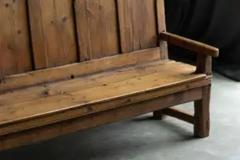 Folk Art Alpine Bench France 19th Century - 3925278