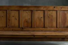 Folk Art Alpine Bench France 19th Century - 3925304