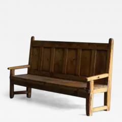 Folk Art Alpine Bench France 19th Century - 3930833