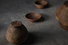 Folk Art Basketry Ensemble France Mid 20th Century - 4632322