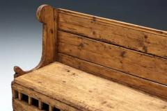 Folk Art Bench Haute Savoie France 19th Century - 3420127