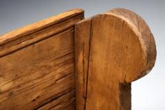 Folk Art Bench Haute Savoie France 19th Century - 3420137