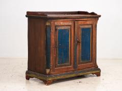 Folk Art Bridal Cupboard or Cabinet Marked 1884 Germany - 3919535