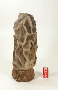 Folk Art Carved Morel Mushroom Sculpture Mid 20th c  - 755848