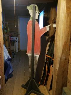 Folk Art Fox Hunting Huntsman Rifle Country Store Advertisement 1930s Rare - 1552555