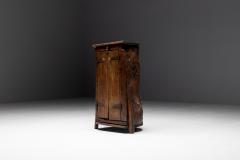 Folk Art Monoxylite Cabinet Denmark 19th Century - 4687471