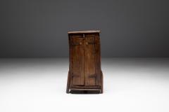 Folk Art Monoxylite Cabinet Denmark 19th Century - 4687477