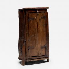 Folk Art Monoxylite Cabinet Denmark 19th Century - 4688808