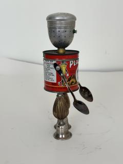 Folk Art Robot Mixed Nuts signed - 4373186