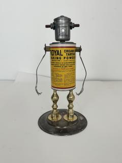 Folk Art Robot Royal Baking Powder signed - 4373182