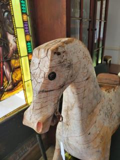 Folk Art Rocking Horse - 3265327