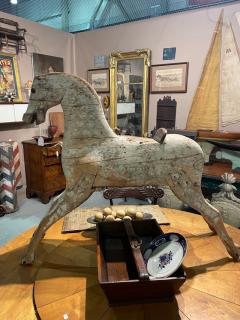 Folk Art Rocking Horse - 3265332