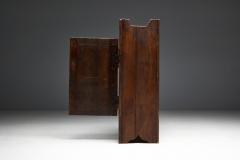 Folk Art Rustic Chestnut Cabinet France 1800s - 4606600