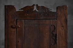Folk Art Rustic Chestnut Cabinet France 1800s - 4606639