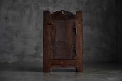 Folk Art Rustic Chestnut Cabinet France 1800s - 4606645