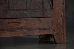 Folk Art Rustic Chestnut Cabinet France 1800s - 4606659