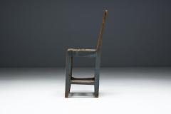 Folk Art Wooden Chair France 19th Century - 4758562