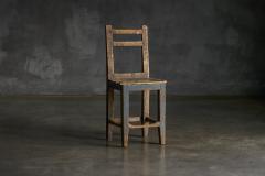 Folk Art Wooden Chair France 19th Century - 4758565