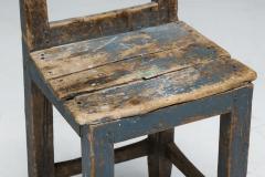Folk Art Wooden Chair France 19th Century - 4758577