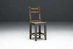 Folk Art Wooden Chair France 19th Century - 4758585