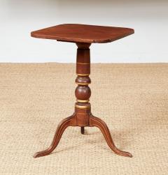 Folk Painted Early 19th c Pedestal Table - 4324885