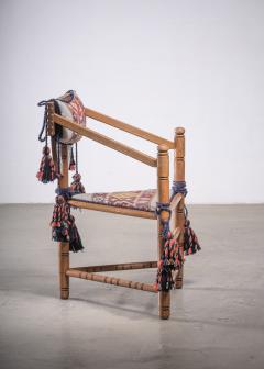 Folk art monk chair - 2039898