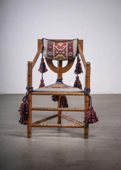 Folk art monk chair - 2039900