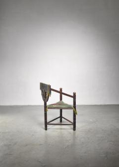 Folk art monk chair - 2898599