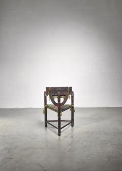 Folk art monk chair - 2898602