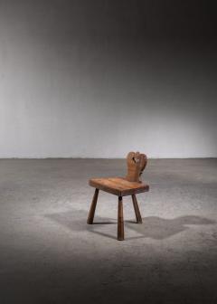 Folk art side chair - 2989112