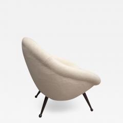 Folke Jansson Folke Jansson Superb Egg Chair Newly Covered in Wool Faux Fur - 2336470