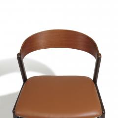 Folke Ohlsson Eight Folke Ohlsson for Dux Curved Back Walnut Danish Dining Chairs - 3478419